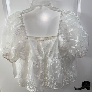 Altar’d State white lace top